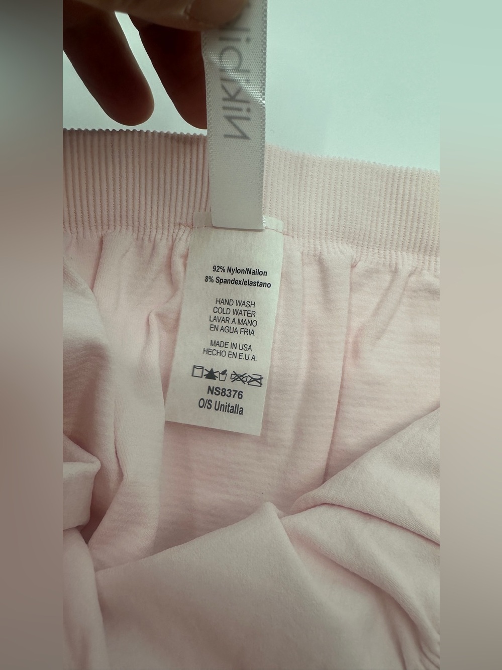 Nikibiki 🆕 Icy Pink Textured Seamless Tube Top OS | 11” W - Picture 4 of 4